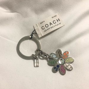 Coach Multicolored Keychain